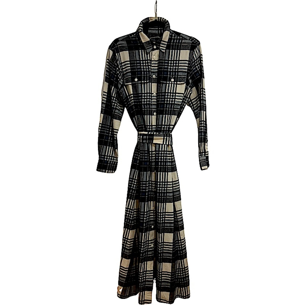 Ralph Lauren Maxi Dress in Blue and White